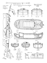 Holland Tyalk ship model plans.