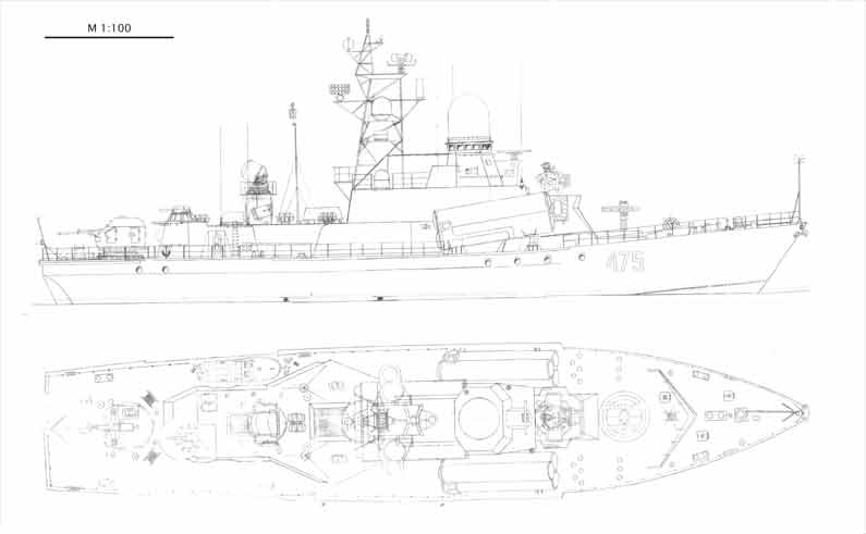 Corvette Nanuchka Ship Model Plans