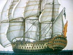 Santisima Trinidad 1769 battleship High quality ship model plans